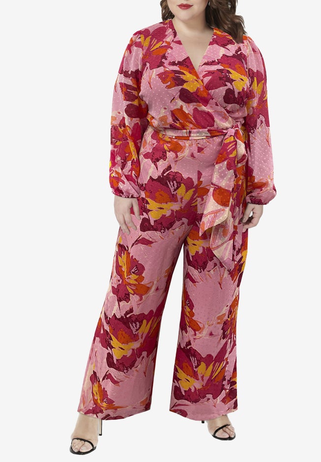 Faux Wrap Jumpsuit image number 0