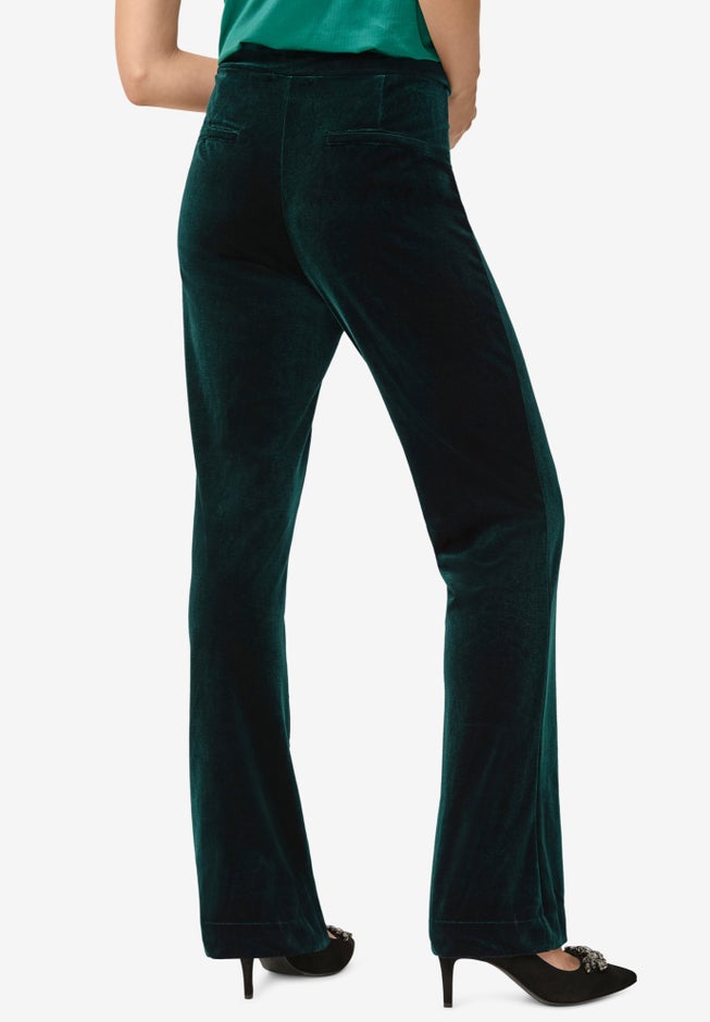 Velvet Wide Leg Pants image number 1