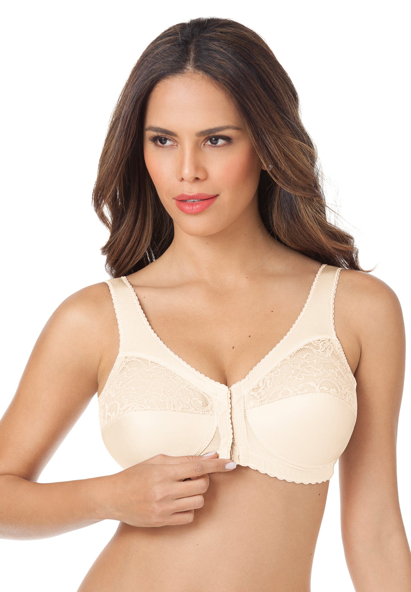 Glamorise&reg; Magic Lift&reg; Front-Close Support Wireless Bra 1200 image number 0