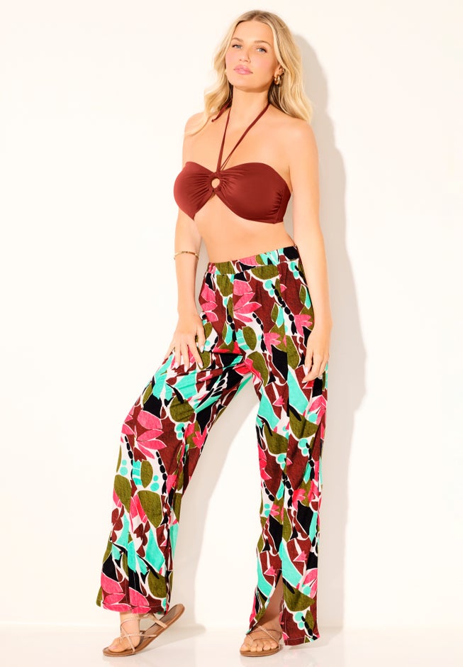 Elastic Waist Lounge Cover Up Pant image number 0