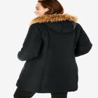 Plus Size Double Layer Puffer Coat image number null