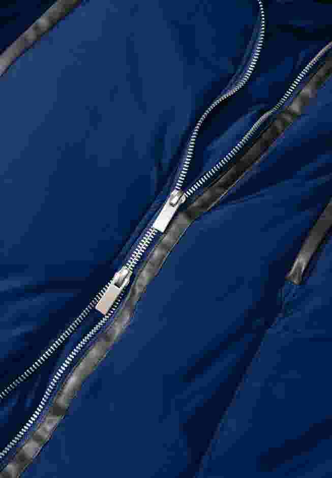Asymmetrical Double Layer Puffer Coat image number 6
