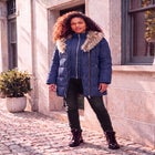 Plus Size Double Layer Puffer Coat image number 0