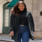 Plus Size Fleece Driving Coat image number null