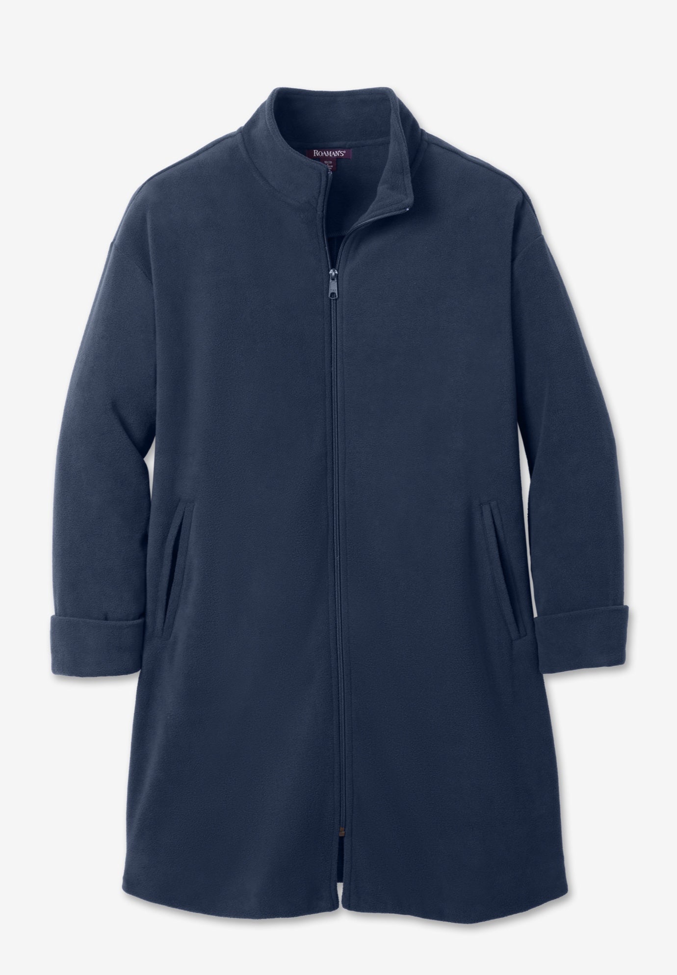 Plus Size Fleece Driving Coat image number 3