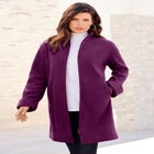 Plus Size Fleece Driving Coat image number null