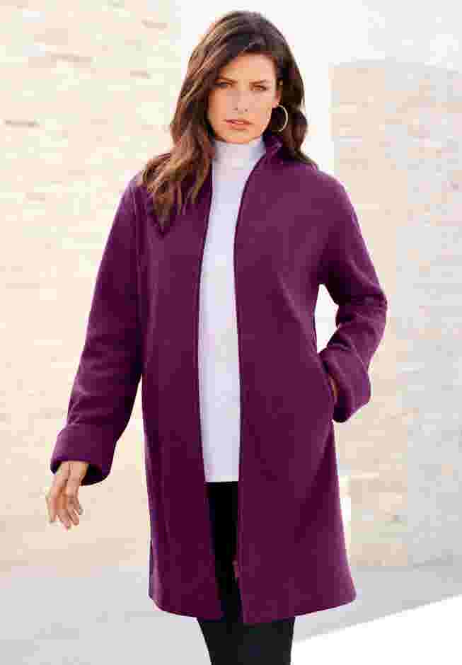 Plush Fleece Driving Coat image number 4
