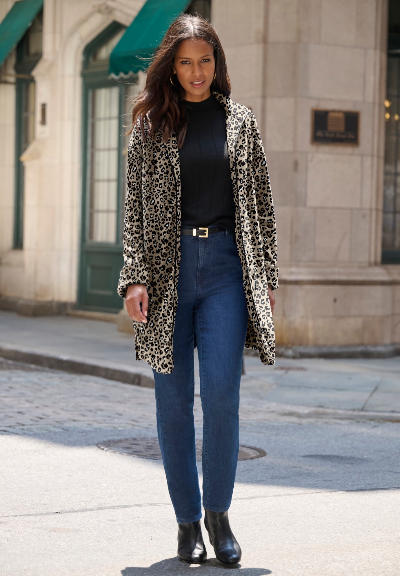 Plus Size Fleece Driving Coat image number 0