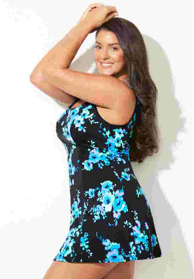 Chlorine Resistant Tank Swimdress image number 1
