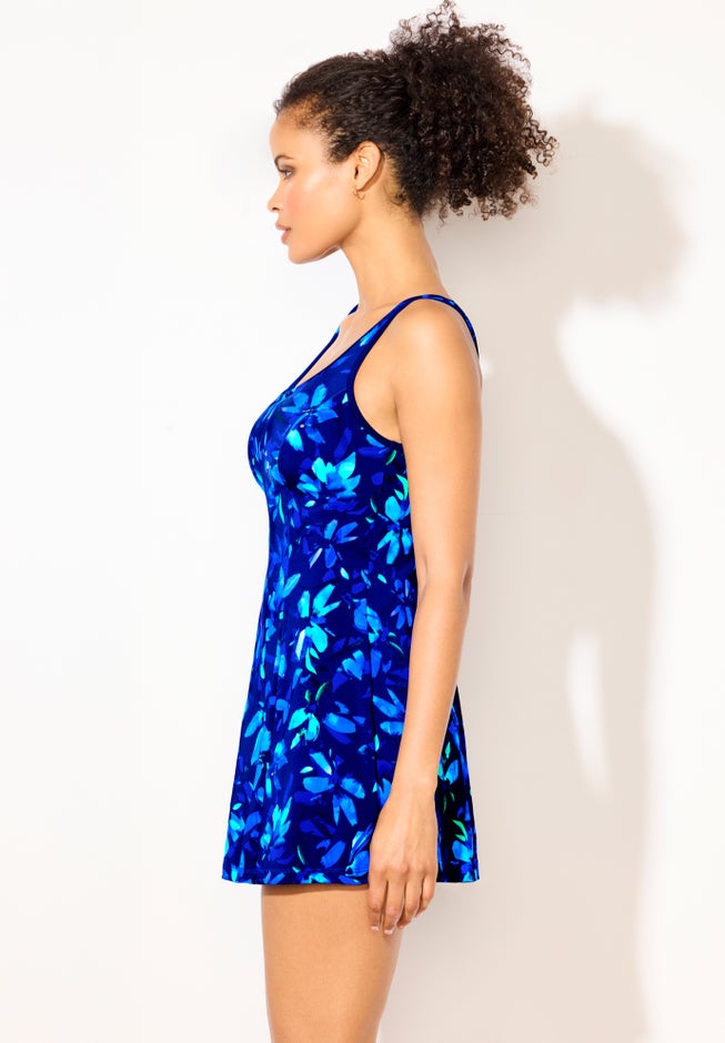 Chlorine Resistant Tank Swimdress image number 2