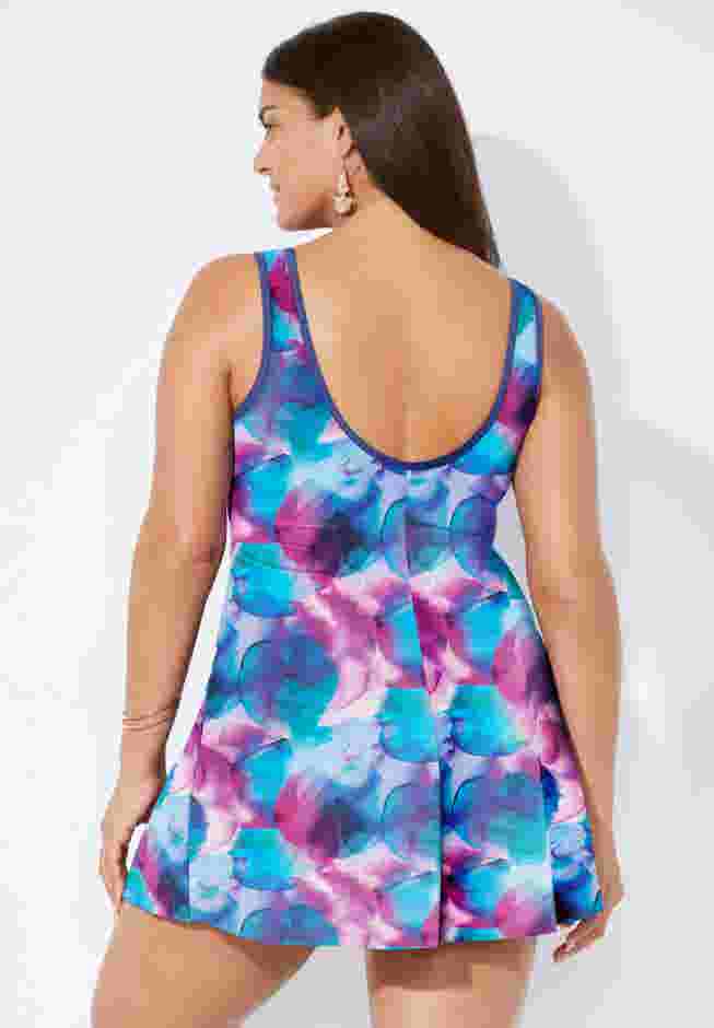 Chlorine Resistant Tank Swimdress image number 1