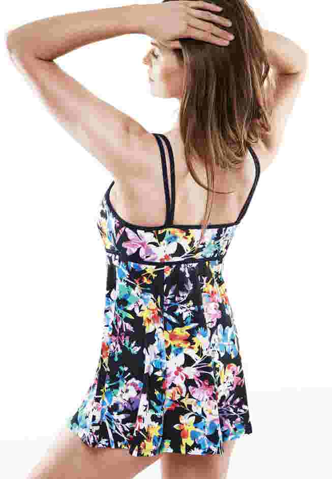 Lingerie Strap Swimdress image number 1