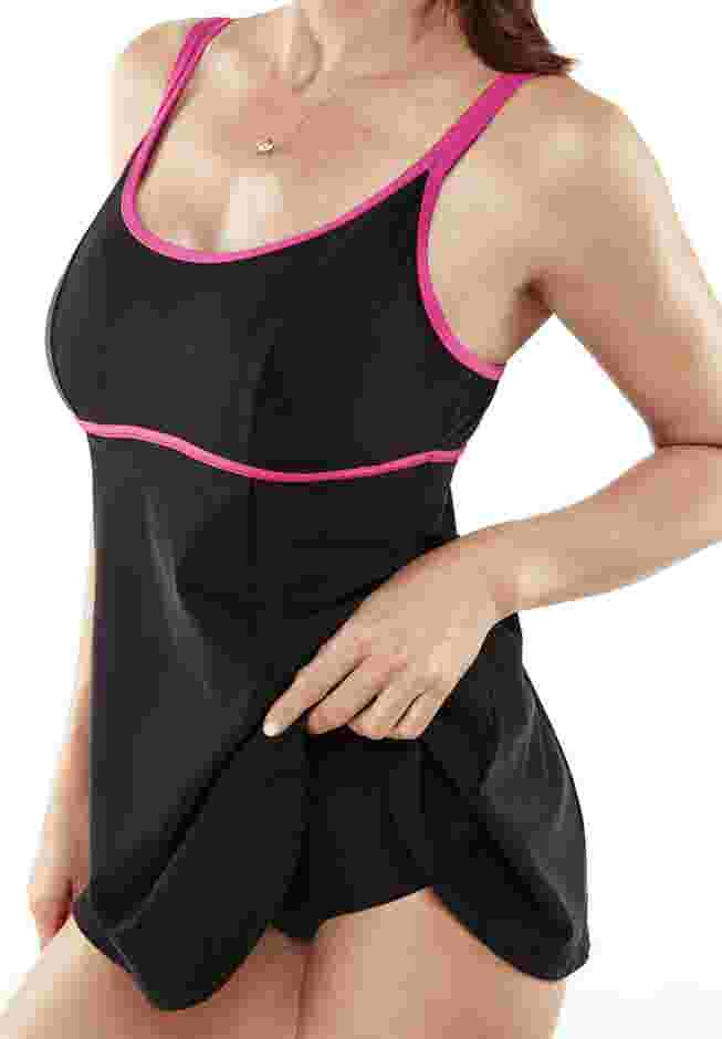 Lingerie Strap Swimdress image number 2