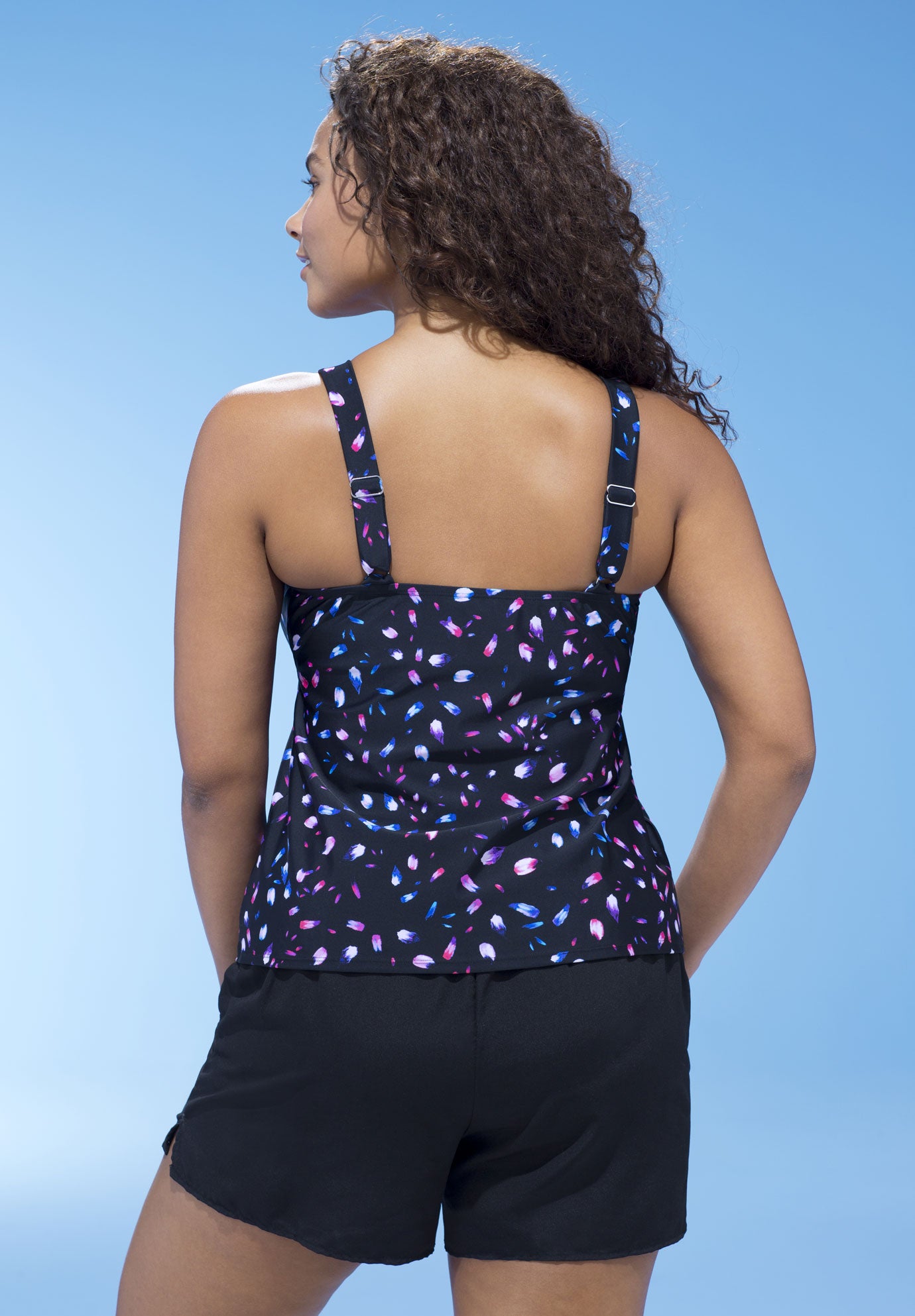 Flared Tankini Top image number 1