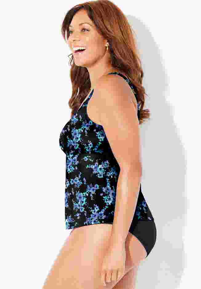 Flared Tankini Top image number 2