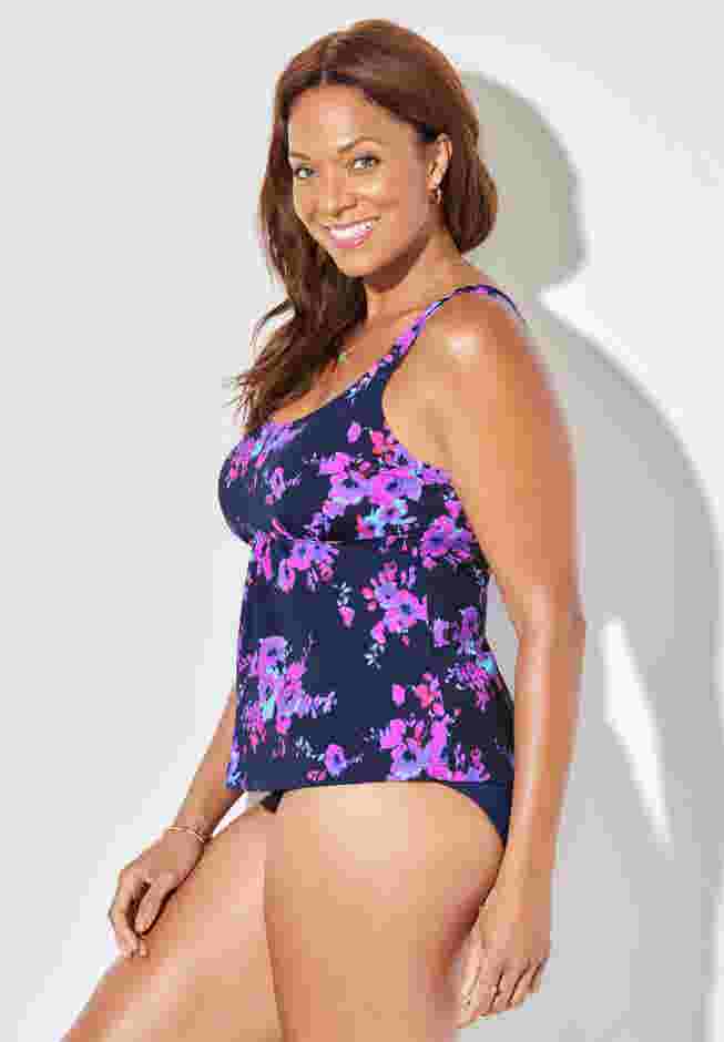 Flared Tankini Top image number 2