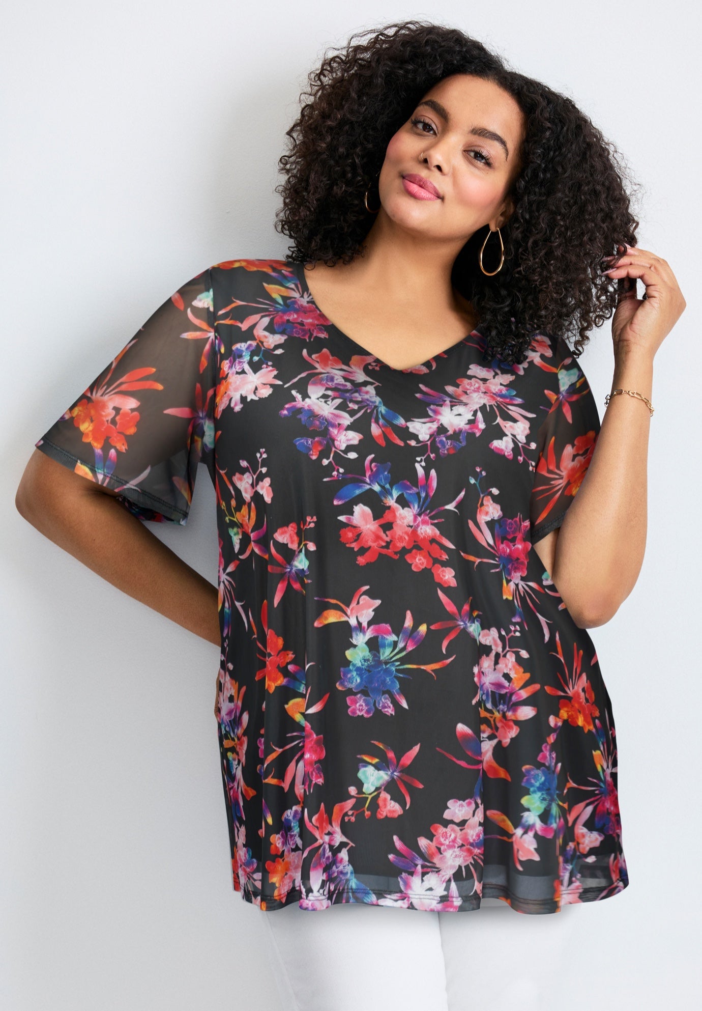 Mesh Swing Tunic image number 0