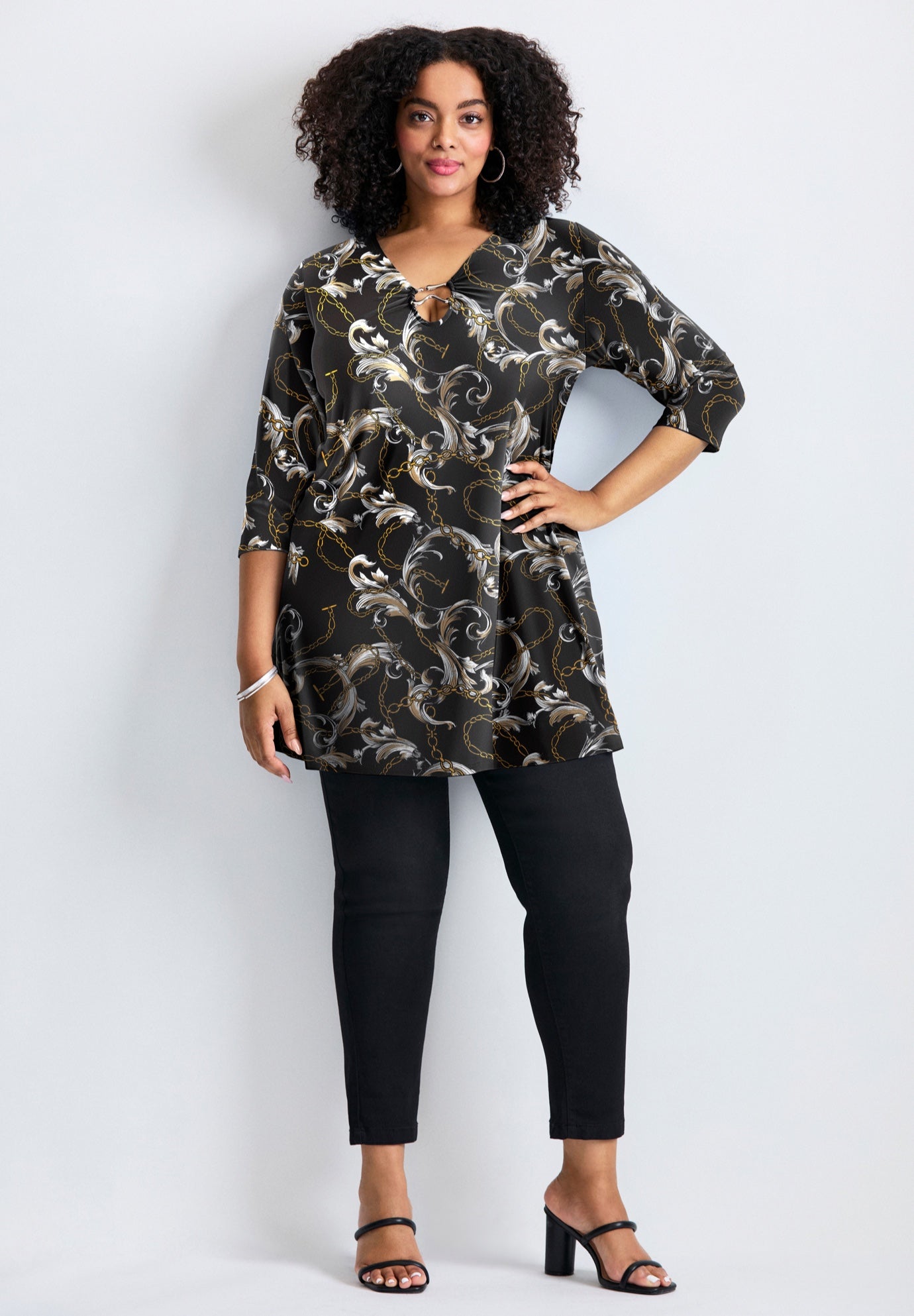 Ring Detail Tunic Top image number 0