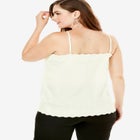 Lace-Trim Cami image number null