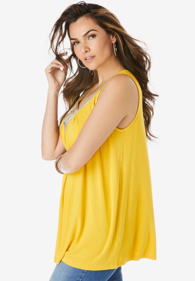 Embellished Tank Top image number null