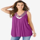 Embellished Tank Top image number null