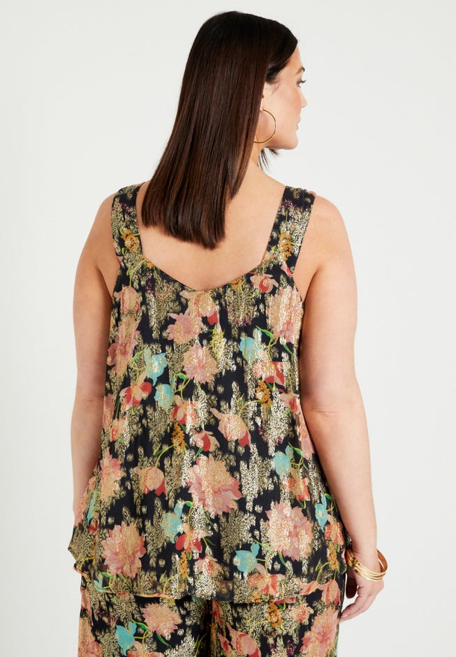 V-Neck Swing Tank image number null