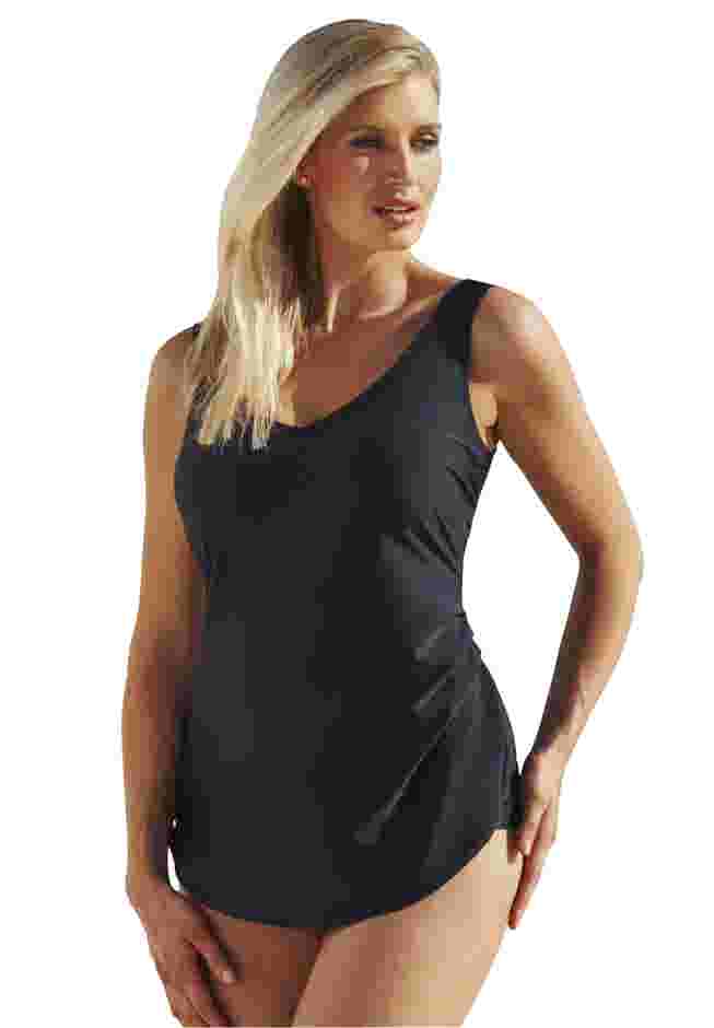 Sarong Front One Piece Swimsuit image number 0