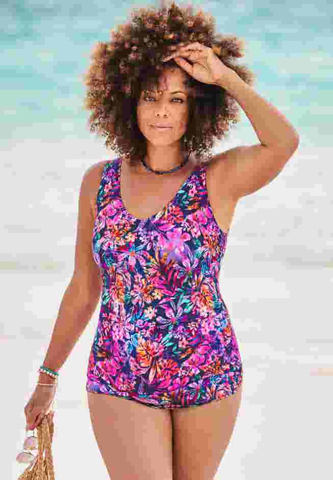 Sarong Front One Piece Swimsuit image number 0