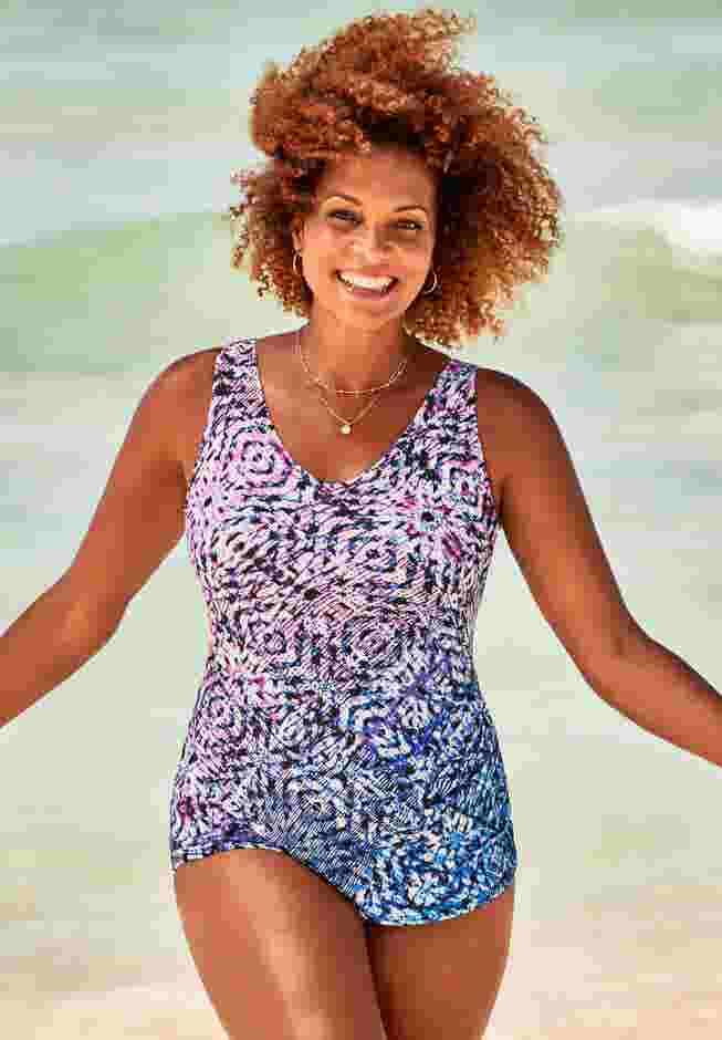 Sarong Front One Piece Swimsuit image number 0