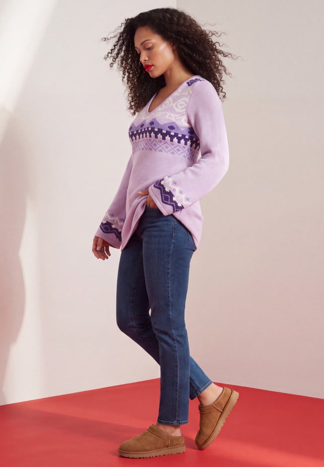 Fit And Flare Tunic Sweater image number 2