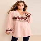Fit And Flare Tunic Sweater image number null