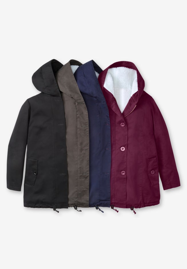 Sherpa-Lined Hooded Parka image number 2