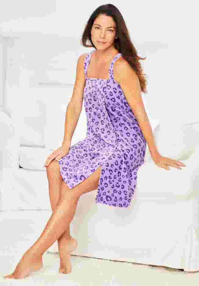 Dreams & Co.® Velour Towel Wrap image number 4