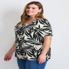 Smocked Squareneck Top image number null