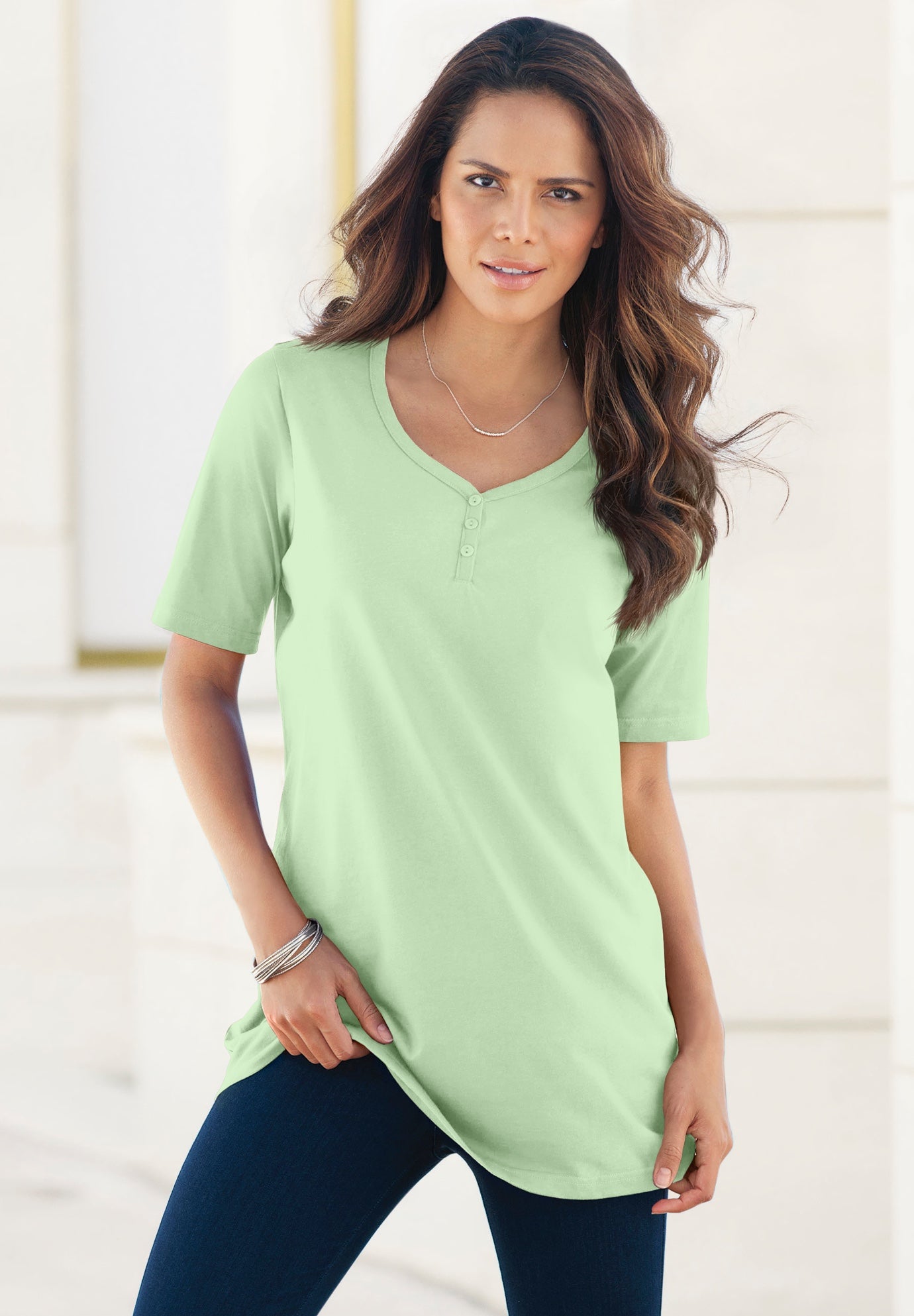 Ultimate Short Sleeve Sweetheart Tee image number 0