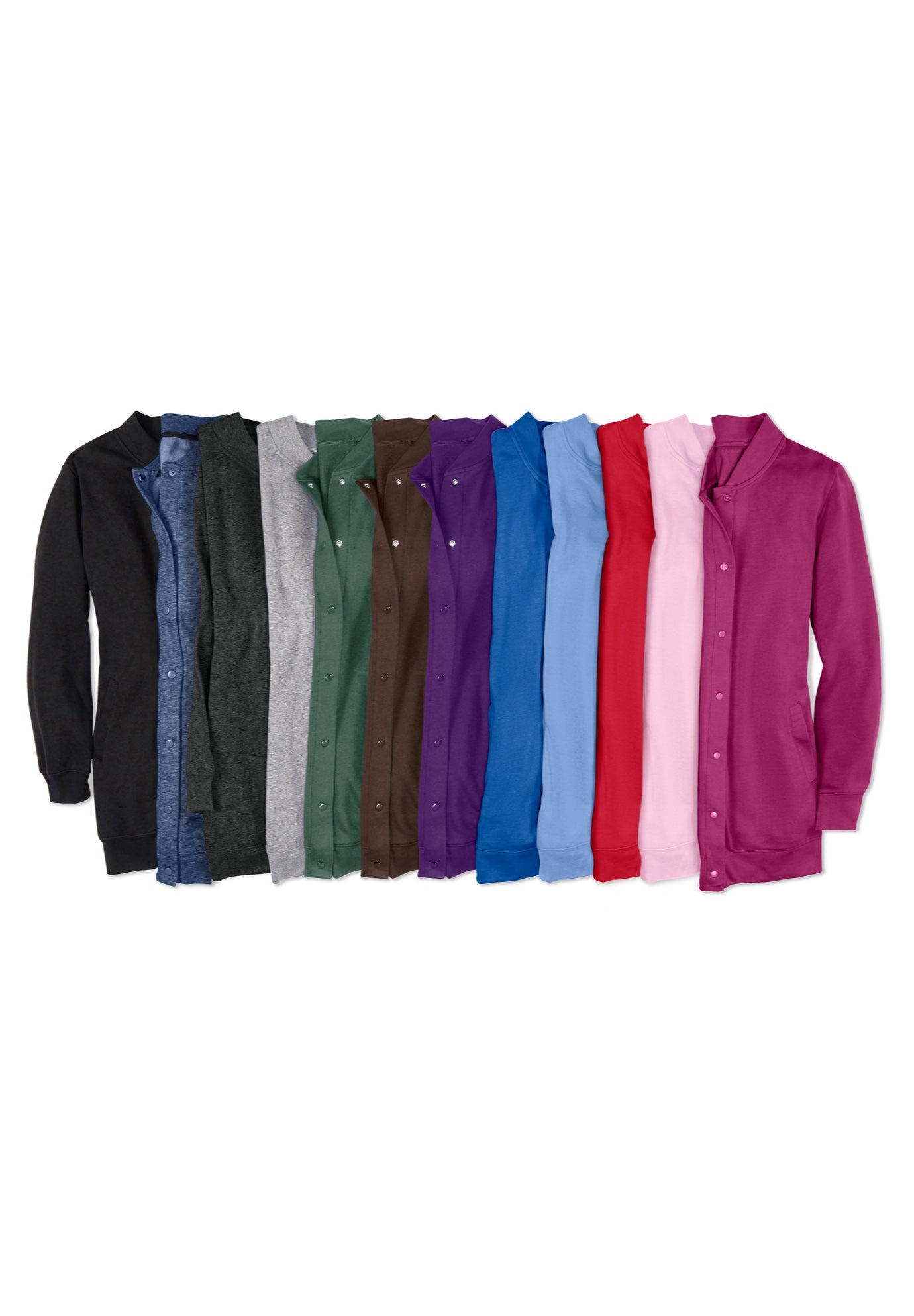 Fleece Baseball Jacket image number 1