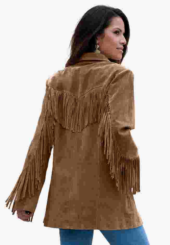 Fringe Suede Jacket image number 1