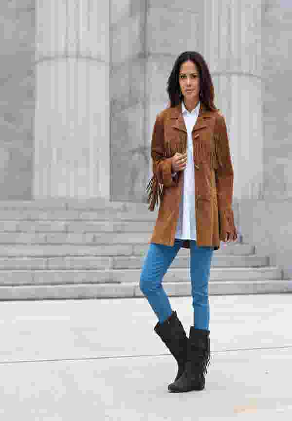 Fringe Suede Jacket image number 4
