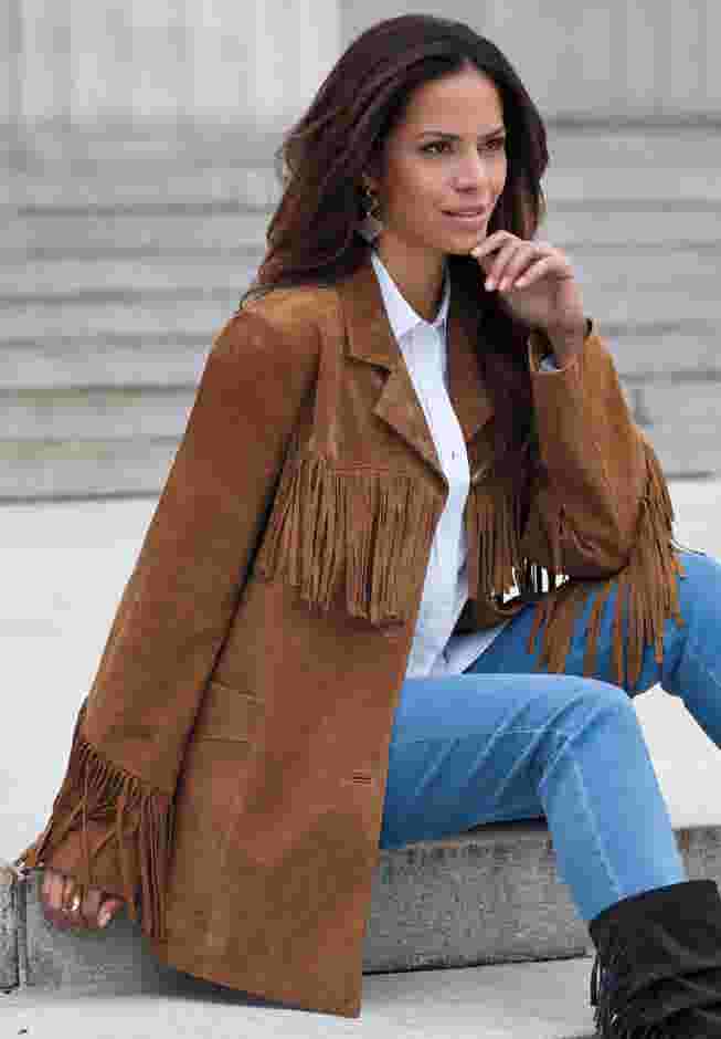 Fringe Suede Jacket image number 6