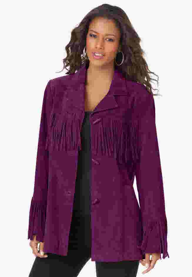 Fringe Suede Jacket image number 0
