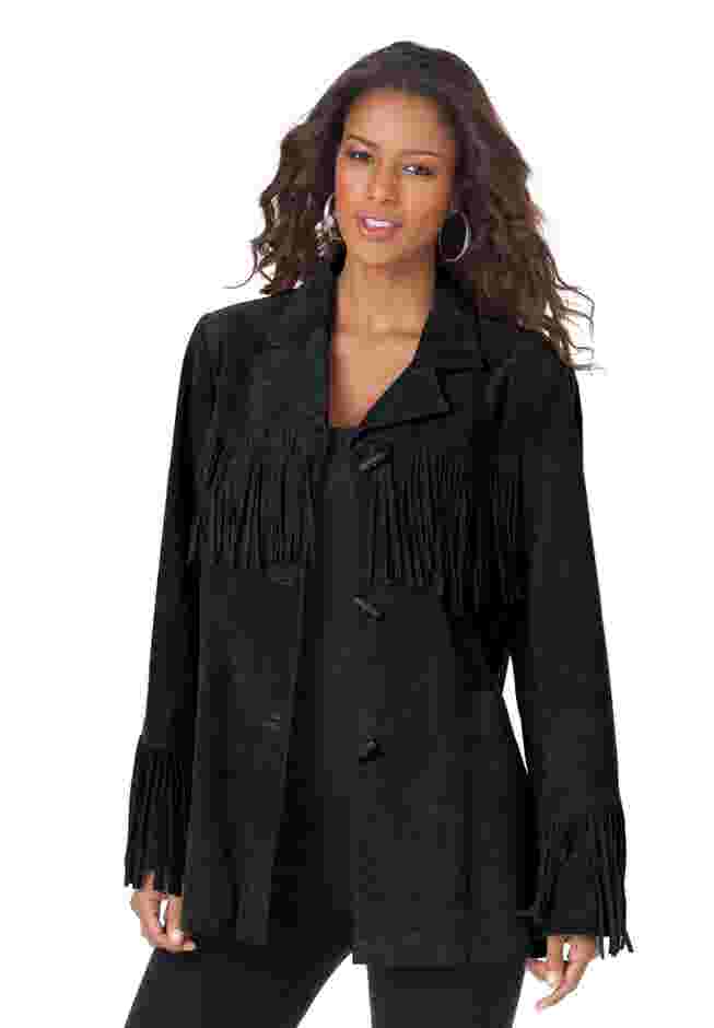 Fringe Suede Jacket image number 0
