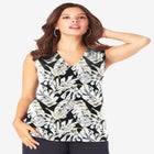 Ultrasmooth® Fabric V Neck Tank image number null