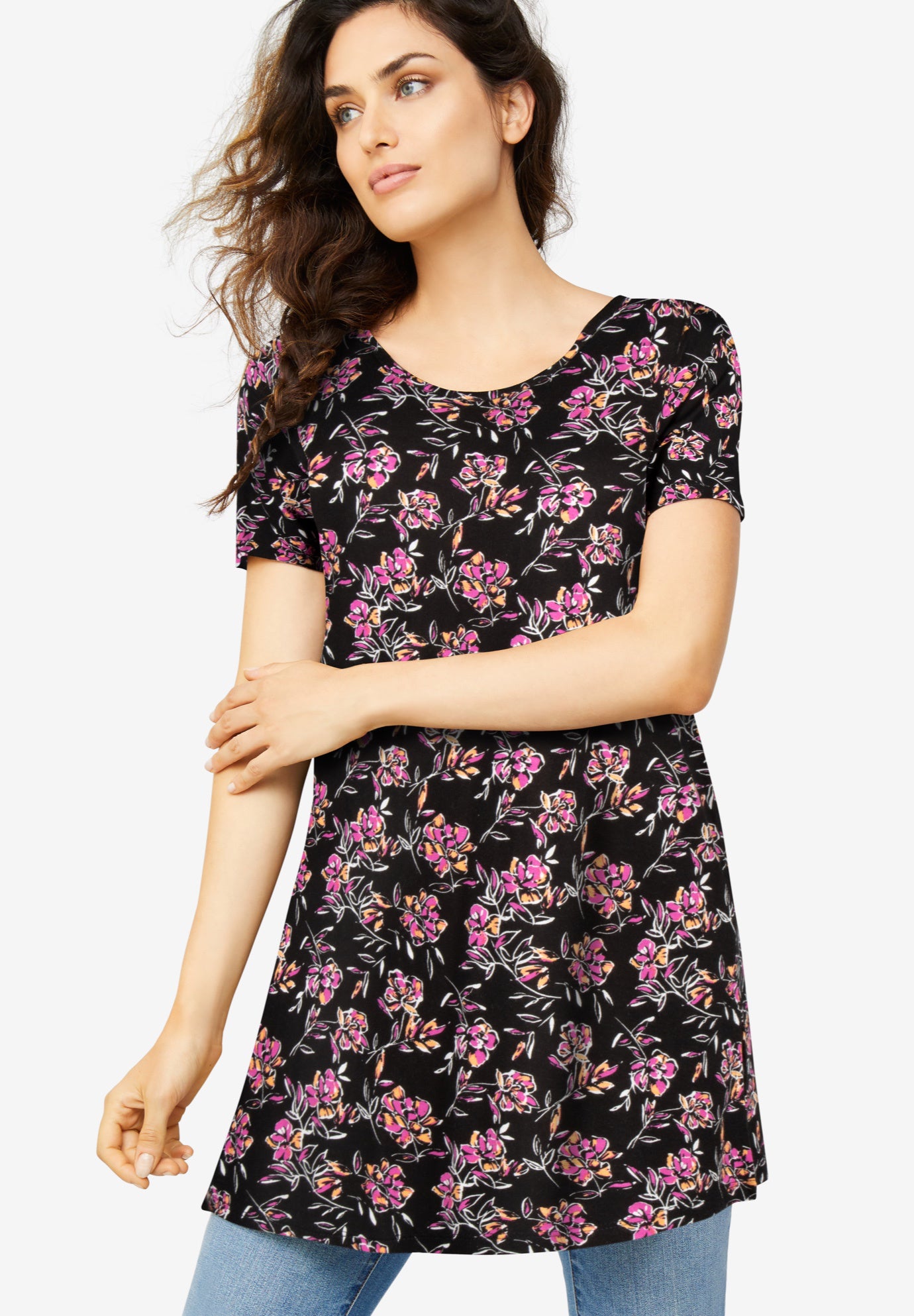 Side Slit A-Line Tunic image number 0