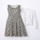 Stretch Knit Scoop Neck Sleeveless Fit And Flare Dress image number null