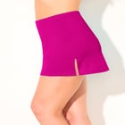 Side Slit Swim Skirt With Built-In Brief image number null