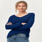 V-Neck Sweater Tunic image number 0