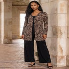 Everyday Stretch Knit Open Front Cardigan image number null