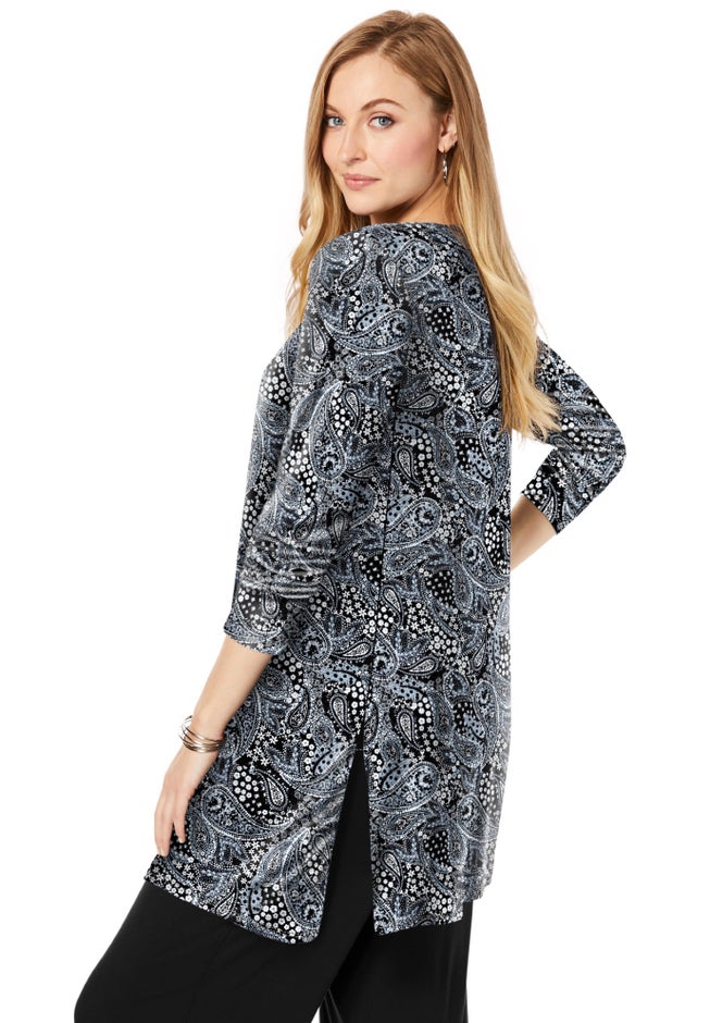 Everyday Stretch Knit Open Front Cardigan image number 1