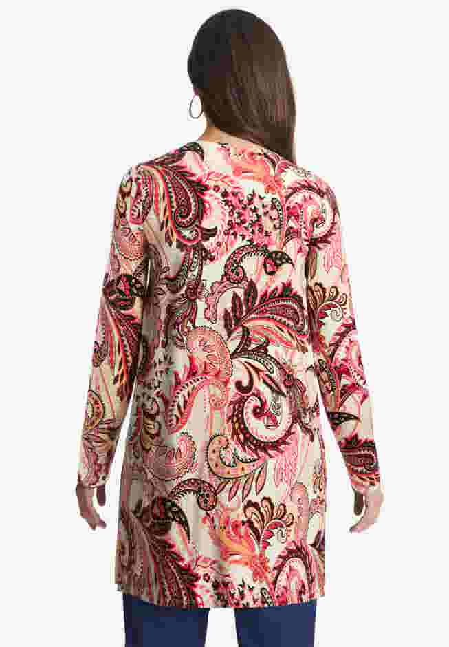 Everyday Stretch Knit Open Front Cardigan image number 1