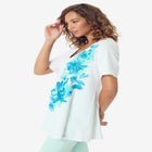 Plus Size Ultimate Short Sleeve Swing Tee image number null